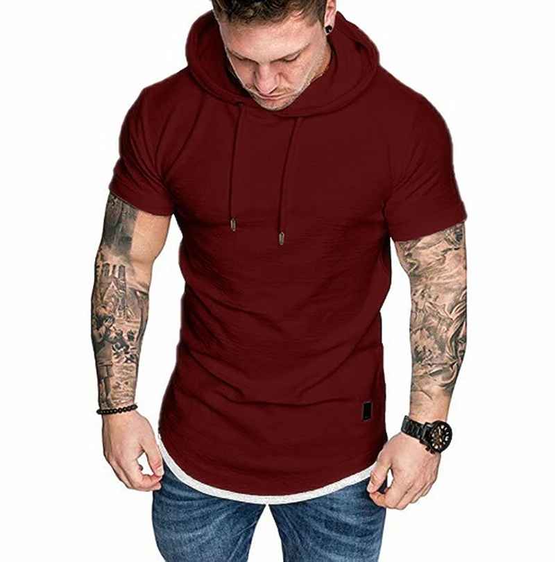 Sunter - Felpa con Cappuccio a Manica Corta – Comfort e Stile Urban