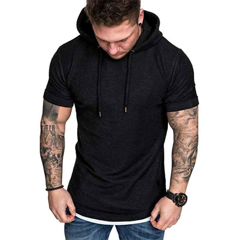 Sunter - Felpa con Cappuccio a Manica Corta – Comfort e Stile Urban
